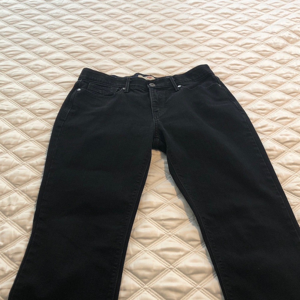 Levi’s 525 Black Label Straight Leg Black Jeans Women’s Size 10M
